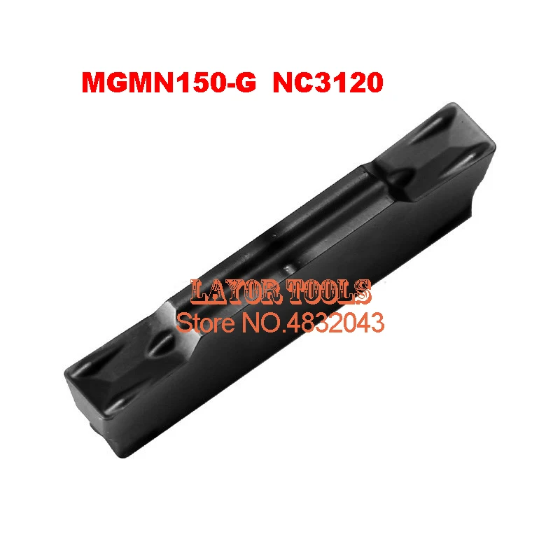 MGMN150-G NC3120, Two-headed Cnc Cutting Use For Steel Carbide Coating Turning Insert For Grooving Holder Mgehr & Mgivr