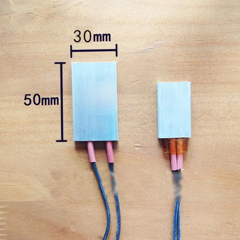 50*28.5*5mm Temp 60C To 270C 12V/24V/220V Ceramic Aluminum Thermostat Heating Plate Element