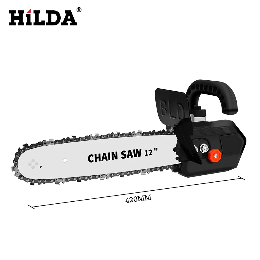 HILDA Electric Chain Saw Adapter Converter Bracket DIY Set For Angle Grinder Woodworking Tool 11.5inch/12inch