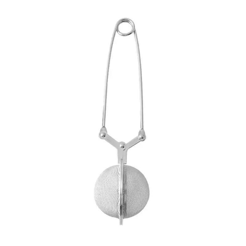 1 pcs Stainless Steel Teapot Tea Strainer Ball Shape Mesh Tea Infuser Filter Reusable Metal Tea Bag Spice Tea Tool Accessories