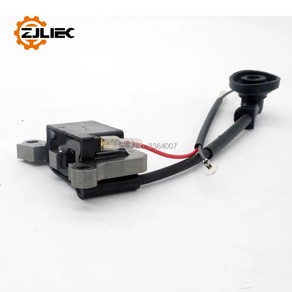 1E48F ignition coil fit for 63cc brush cutter grass trimmer 48 engine 48F grass cutter mower ignition coil