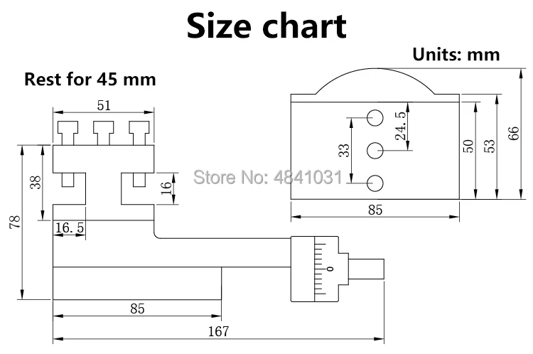 Lathe Tool holder Slide rest Compound Rest Assembly For SIEG C2 SC2 C3 G8688 G0765 BD-6 BD-X7 BD-7 M1-250 CX704 Compact 9 CL300M