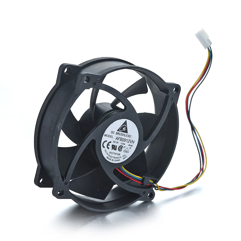 1pcs Round DC 12V 92*92*25mm 4Pin DC Brushless for PC CPU Computer Case Cooling Fan Replacement Accessories for DIY lovers
