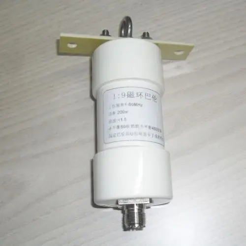 1:9 balun 200W short wave Balun HAM Long Wire HF Antenna RTL-SDR 1-56MHz 50 ohm to 450 ohms NOX-150 magnetic new