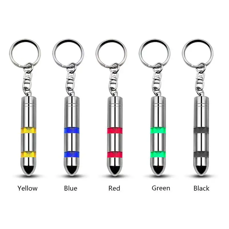 Universal Portable Antistatic Car Keychain Secondary Discharge Bullet Remove Static Key Ring Car Accessories