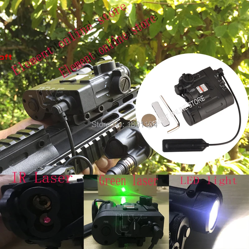 

Element Tactical DBAL-D2 Green & IR Laser and Led Torch Flashlight DBAL-EMKII Weapon Light(454)