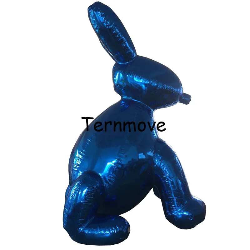 red giant inflatable mirror rabbit ball for decoration PVC inflatable christmas balloon advertising inflatable mirror model