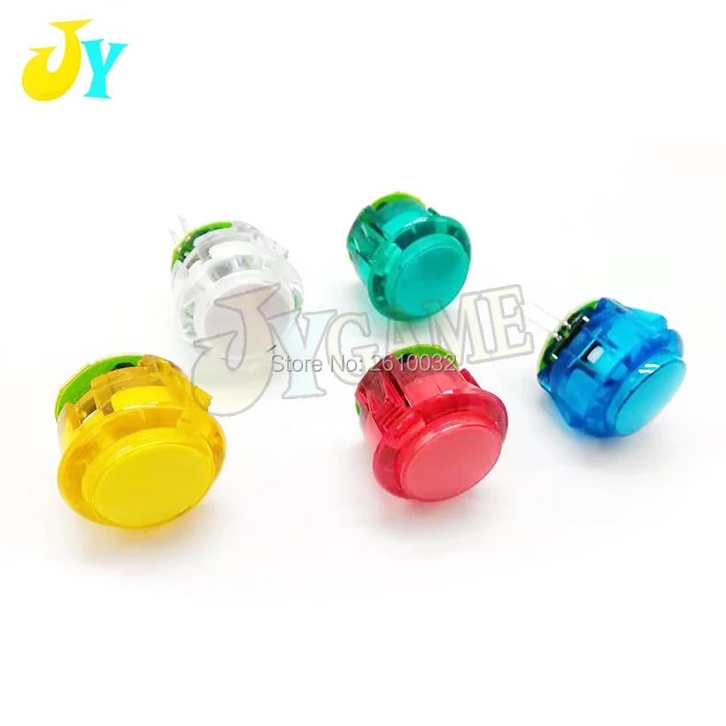 

100PCS Arcade Light Push Button 5V LED illuminated Button 30mm Button Switch Arcade Game Joystick DIY parts