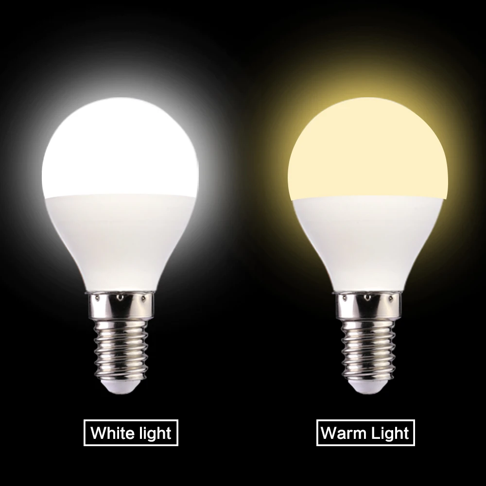 5pcs/lot LED Bulb E14 LED Lamp 3W 5W 7W 9W Lampada LED Bombillas Spotlight Table Lamps Cold/Warm White Led Light Blubs 110V 220V
