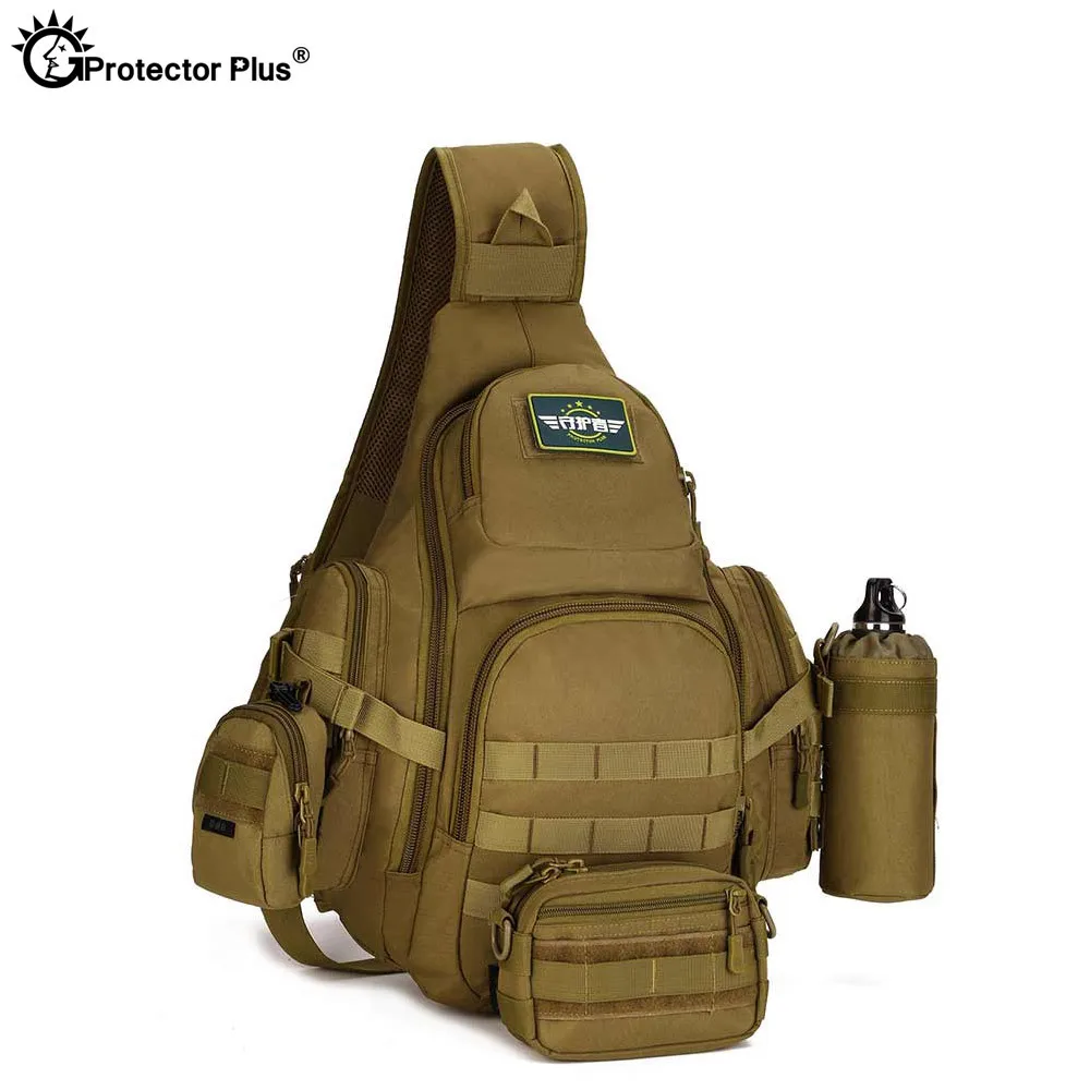 Bandolera táctica MOLLE grande – Bolso de pecho y hombro para outdoor - imagen 3