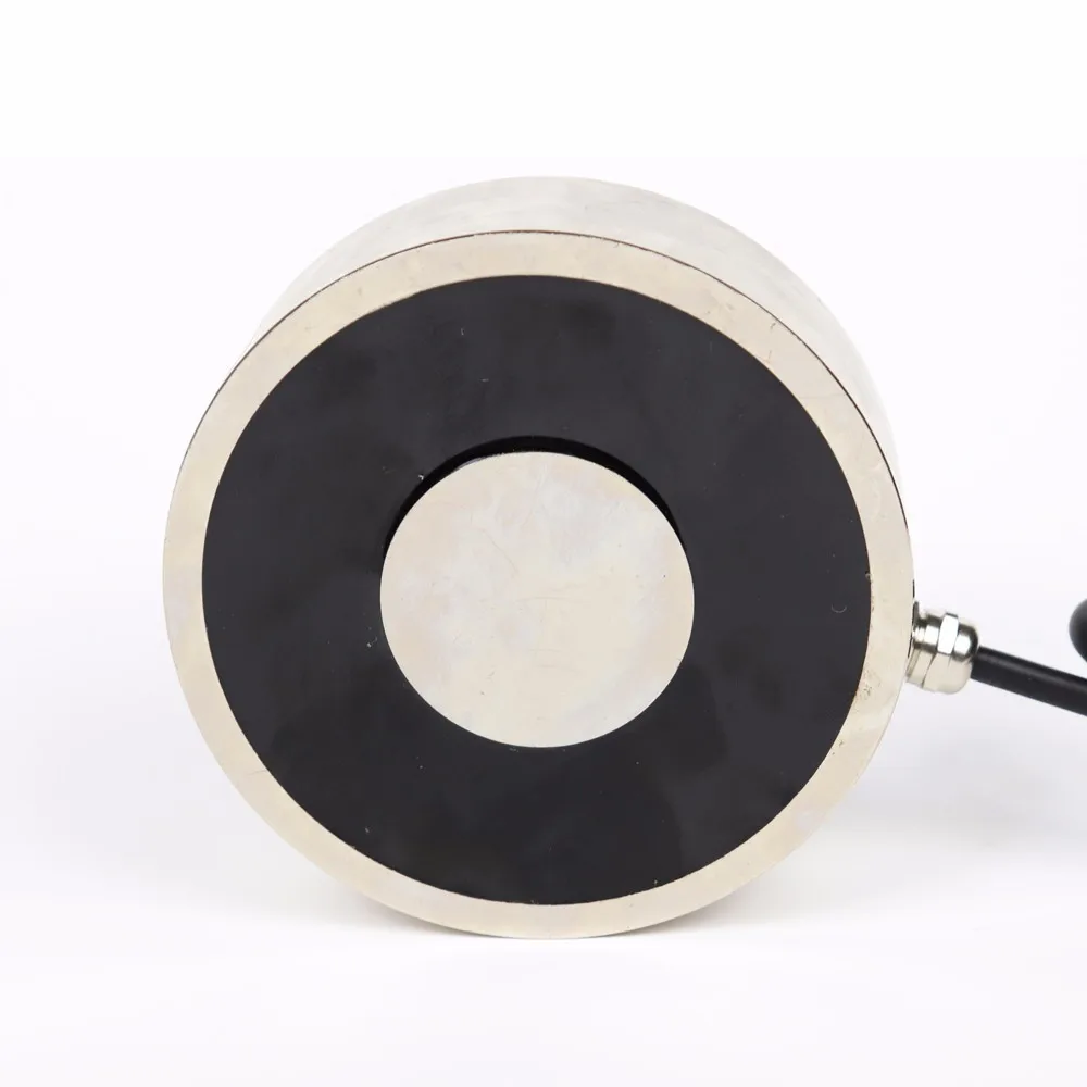 120*40mm Large Suction 300kg Dc 6v/12v/24v Big Solenoid Electromagnet Electric Lifting Electro Strong Magnet