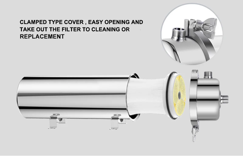 Freeshipping 1000L/H 0.01um PVDF Ultra Filtrationเครื่องกรองน้ำ/น้ำกรอง/เครื่องกรองน้ำดื่มSUS304 (เส้นผ่าศูนย์กลาง102มม.)