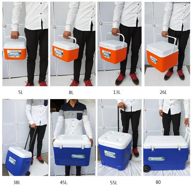 13L Car Insulation Box Outdoor Car Cooler Box Ice Organizer Medicine Preservation Box Home Barbecue Fishing Box JL-B