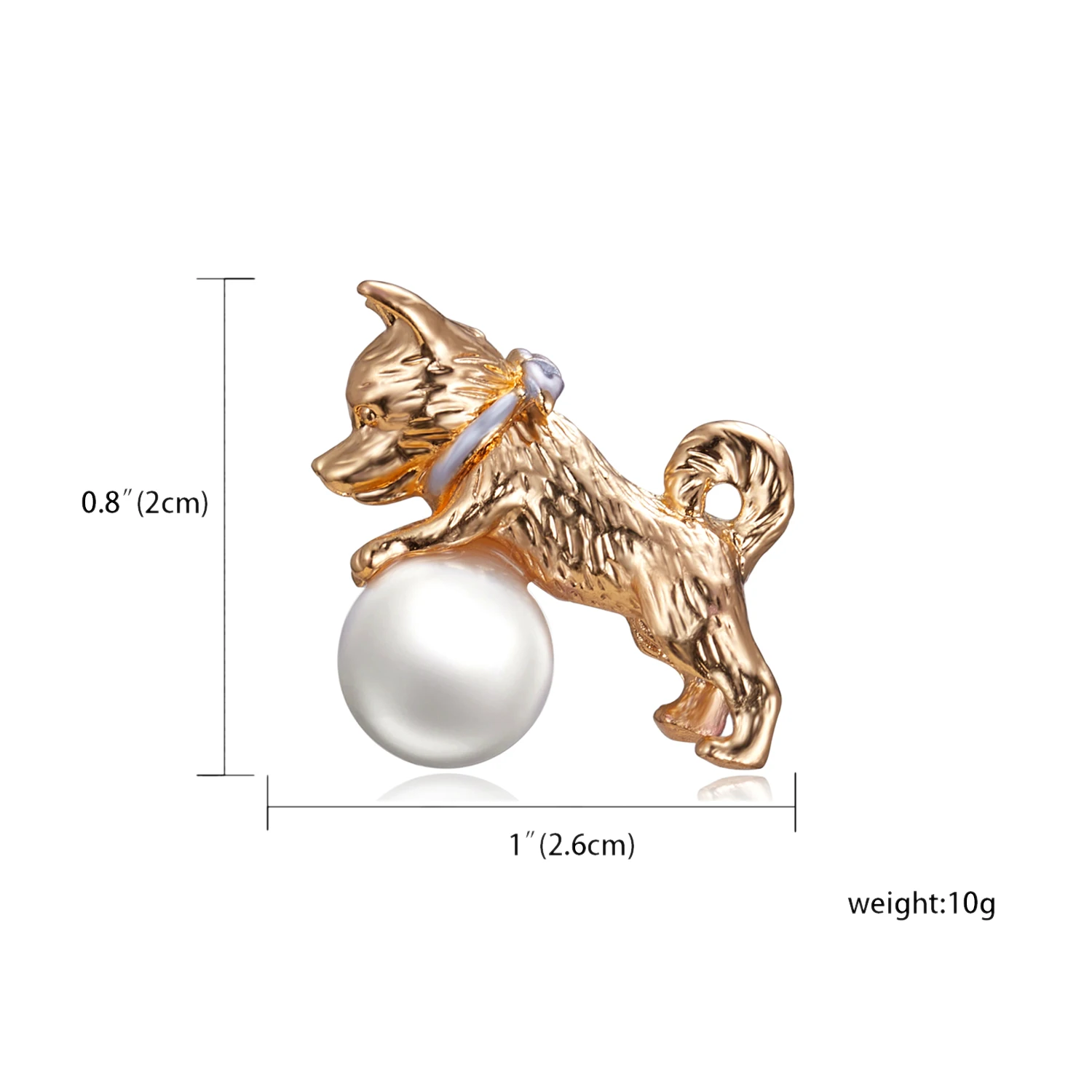 Rinhoo Banquet Enamel Dog Brooches Alloy High Quality Suits Sweater Hat Animal Brooch Pins Scarf Buckle Jewelry Gifts