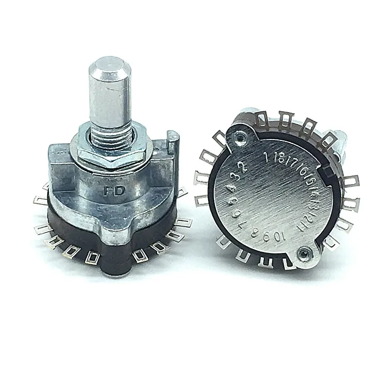 CNC Machine Center Electronic Hand Wheels Band Rotary Switch 1 2 3 4 Pole 3 4 5 6 7 9 Position