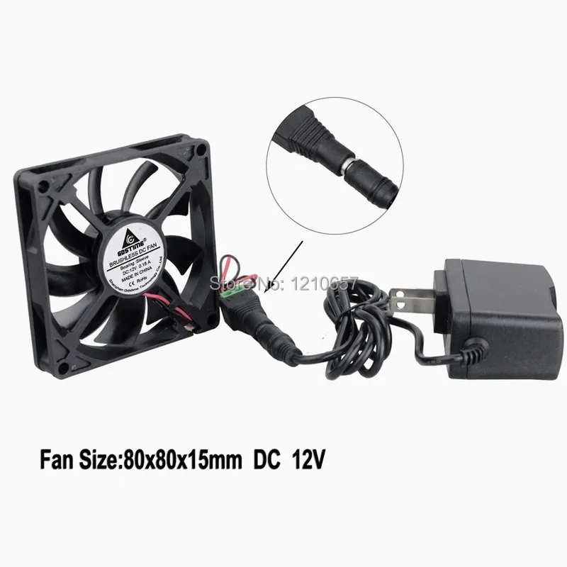 10 PCS lot Gdstime 110V 115V 120V 220V 240V AC Cabinet Cooling Fan System 80x15mm 80mm 8015 2700RPM