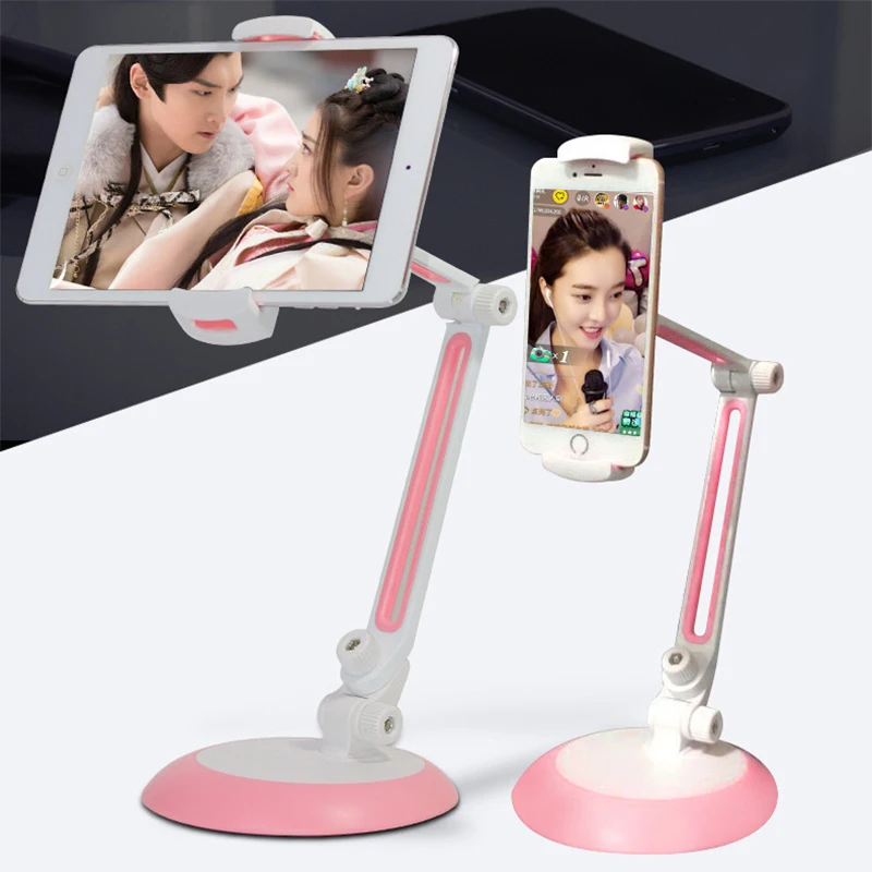 

Tablet Stand, Cell Phone Stand,Folding 360 Degree Swivel i Pad i Phone Desk Mount Holder for Tablets Smartphones