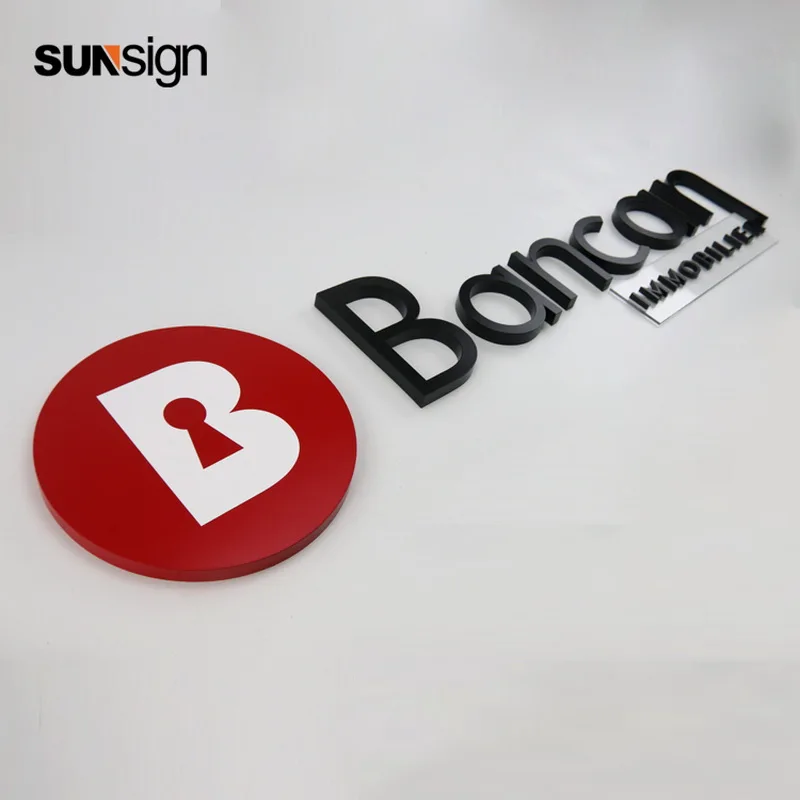 Aangepaste Hoge Kwaliteit 3d Doosletters Wandmontage Storefront