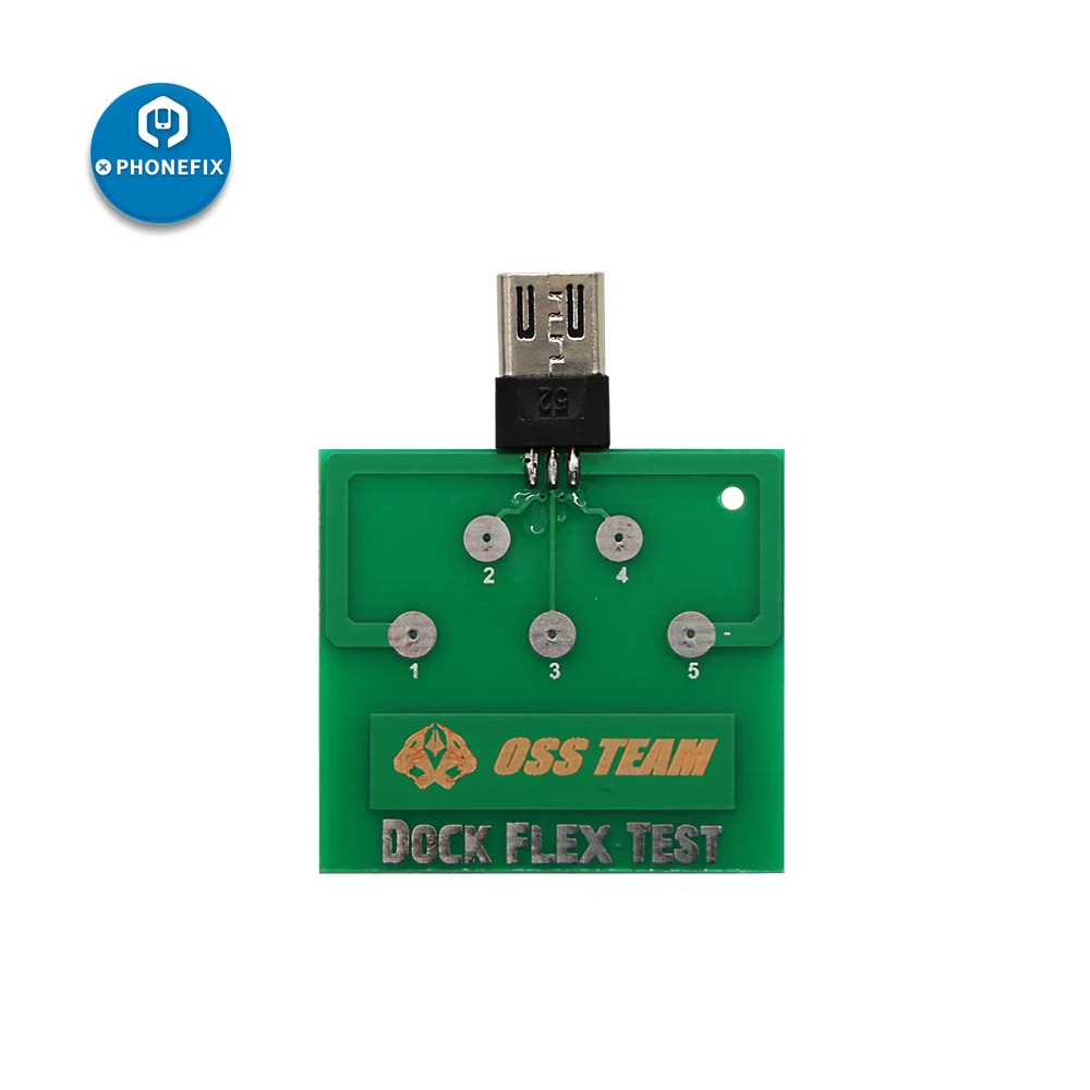 Micro USB PCB Test Board Charging Dock Flex Tester Repair for iPhone 8 7 6 Andorid Battery Power Fix Tool USB U2 Testing Repair