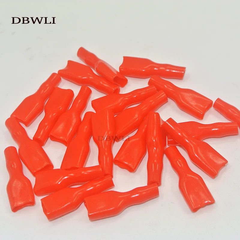 100pcs Red blue white Cover Case for 6.3mm  4.8mm  2.8mm Crimp Terminal Spade Connector