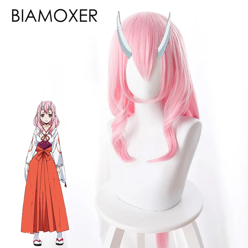 Shuna Pink Cosplay peruki Anime tym razem dostałem reinkarnację jako peruka szlamowa tylko Tensei shitara Slime Datta Ken Cosplay