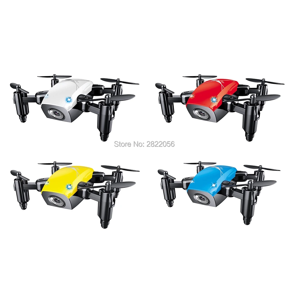 S9HW Mini Drone With Camera HD S9 No Camera Foldable RC Quadcopter Altitude Hold Helicopter WiFi FPV Micro Pocket Drone