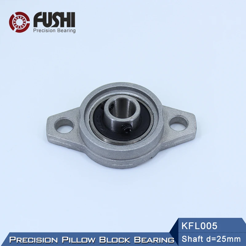 

KFL005 Bearing 25 mm Shaft Diameter ( 2 Pcs ) KFL Zinc Alloy Pillow Block Flange Block Bearings KFL005 FL005