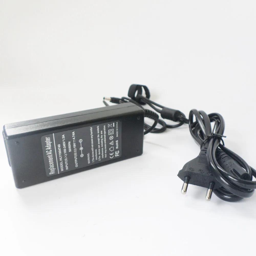 90W AC Adapter Battery Charger For SAMSUNG Sadp-90fh B Ad-9019s NP-R580 NP-R700 NP-R720 X460 Laptop Power Supply Cord 19V 4.74A