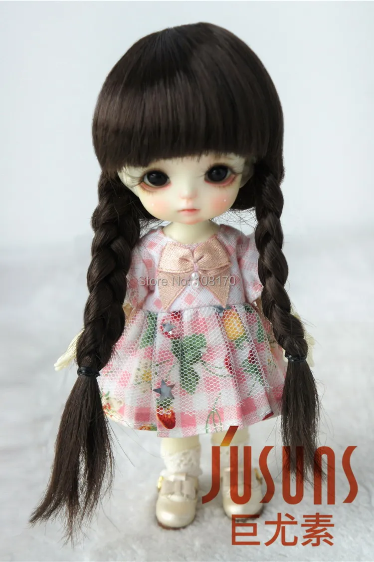 Top Sale JD018B Alle maten Leuke BJD Synthetische Mohair Pruiken Groothandel Pop Pruik Top Kwaliteit Haar Mode Goedkope Accessoires