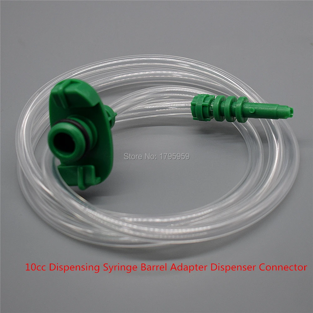 Adesivo Colla Liquida Dispenser Adattatore Tubo Connettore 30cc 10cc Erogazione Siringa di Plastica Barile Distributore di Adattatore del Connettore