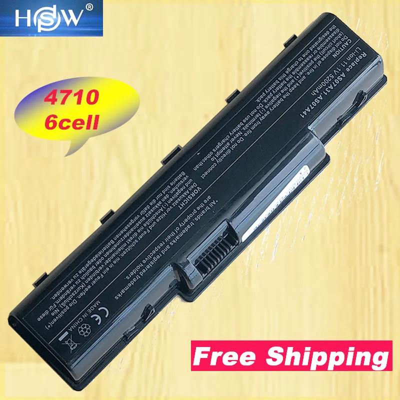 

HSW 6cell Laptop Battery for Acer Aspire 4710 4720 5335Z 5338 5536 5542 5542G 5734Z For Aspire 4310 Series 4530 4520G