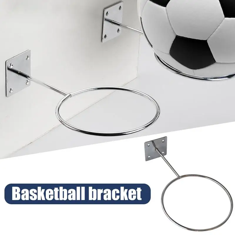 

Basketball Wall Mounted Sports Ball Holder Rack Football Volleyball Soccer Ball Display Storage