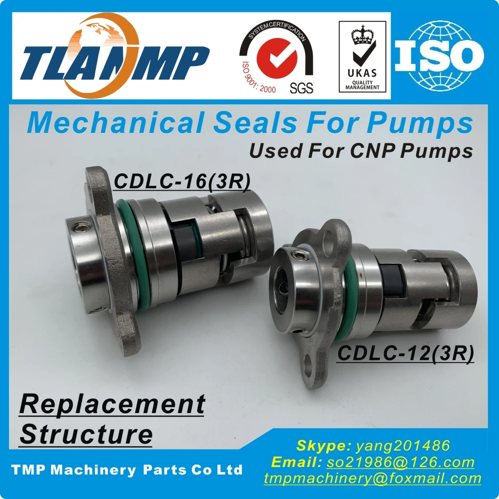 CDLC-12(3R) , CDLC-16(3R) TLANMP Mechanical Seals for CDL/CDLF1/2/3/4 (Replacement Structure) CNP/SPERONI Pumps Cartridge Seals