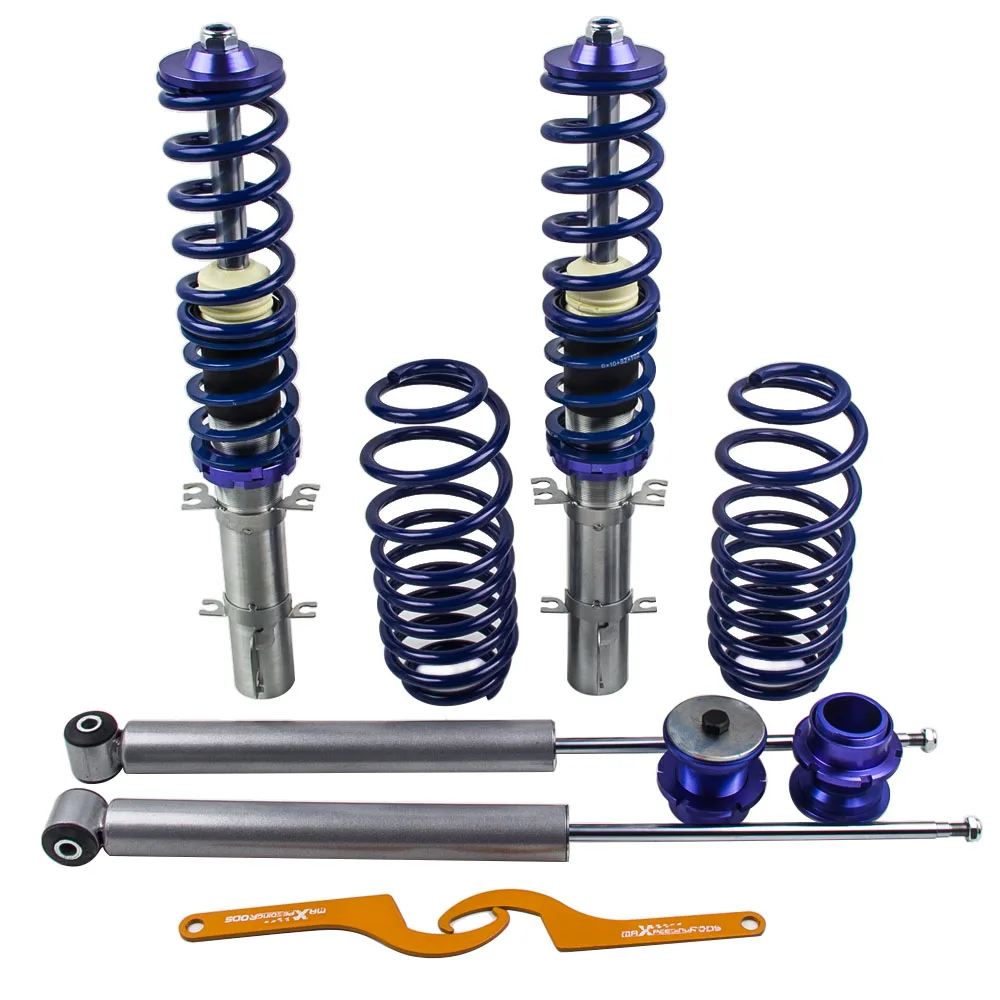 Blue Coilover Suspension Kit for Volkswagen VW Golf MK4 Shock Absorber Strut