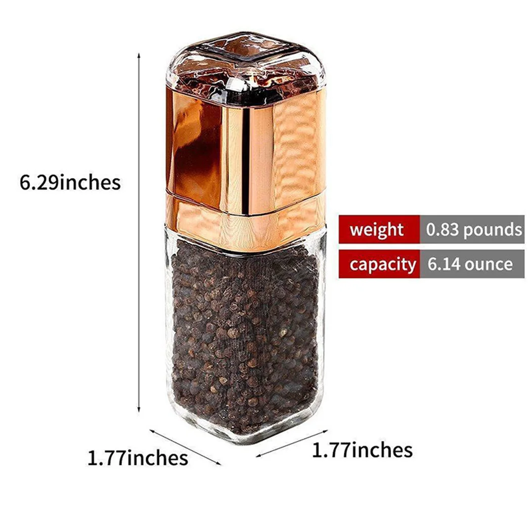 Professional Pepper Grinder Pepper Mill Shaker Manual Pepper Salt Mill Grinder Seasoning Kitchen Supplies BBQ Tools For Home