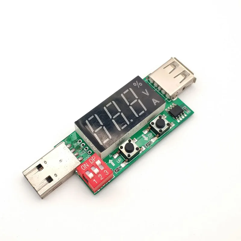 qc3.0 Tester Automatically Detects Phone Quick Charge Voltage Meter Simulator Trigger 9V/12V/20V Aging Test Board with Display