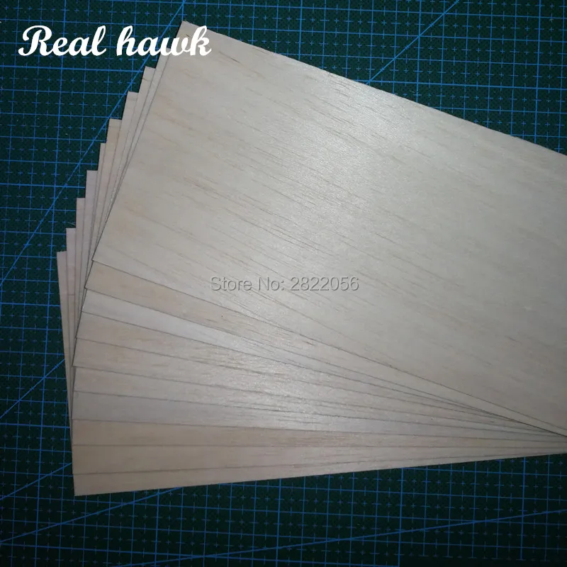 330x100x0.75/1/1.5/2/2.5/3/4/5mm AAA+ Model Balsa wood sheets for DIY RC model wooden plane boat material