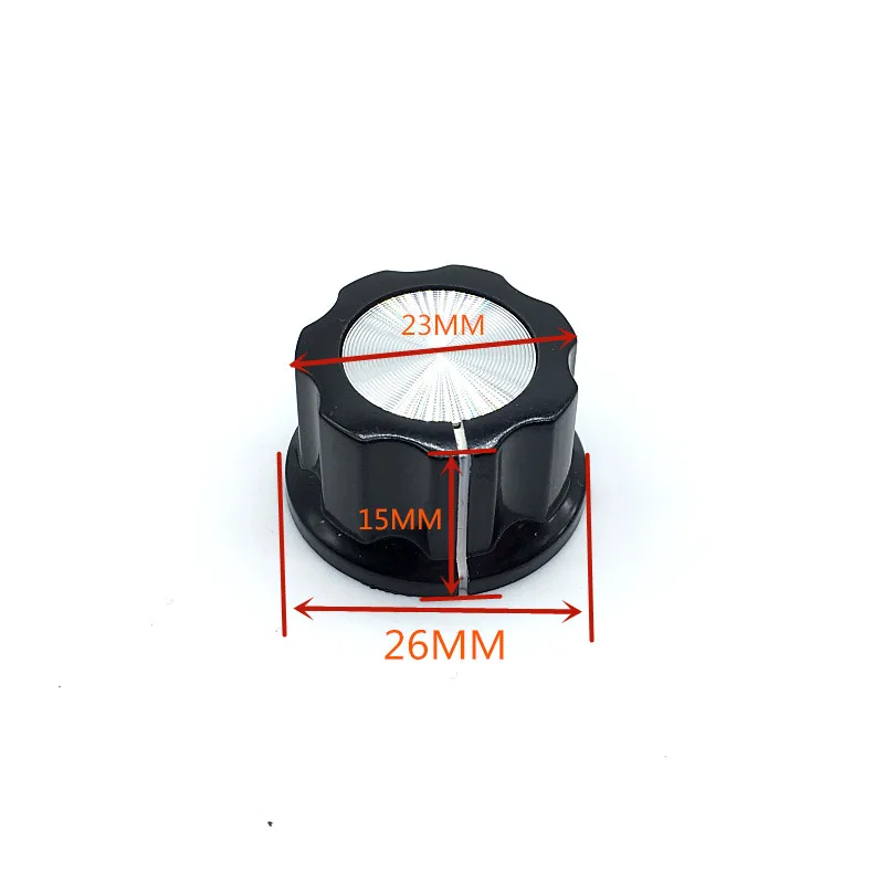 5sets MF-A103 Bakelite Knob + A03 Dial Knob With Scale Plate Sheet Scale Digital Potentiometer Caps for 3590S RV24YN and so on