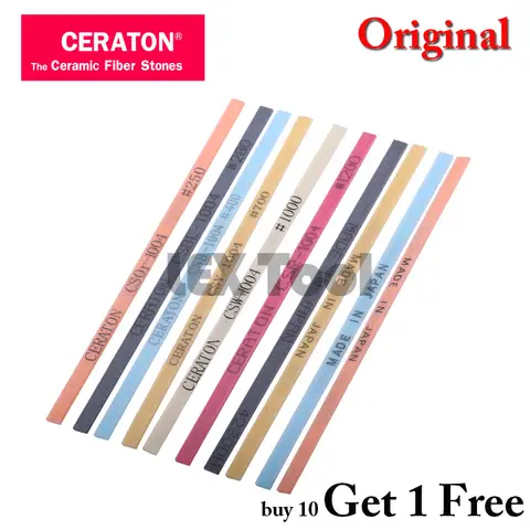 Ceraton 오리지널 1004 세라믹 숫돌, 세라믹 섬유 스톤, 일본산 슈퍼 스톤, 랩핑 도구, 1 개