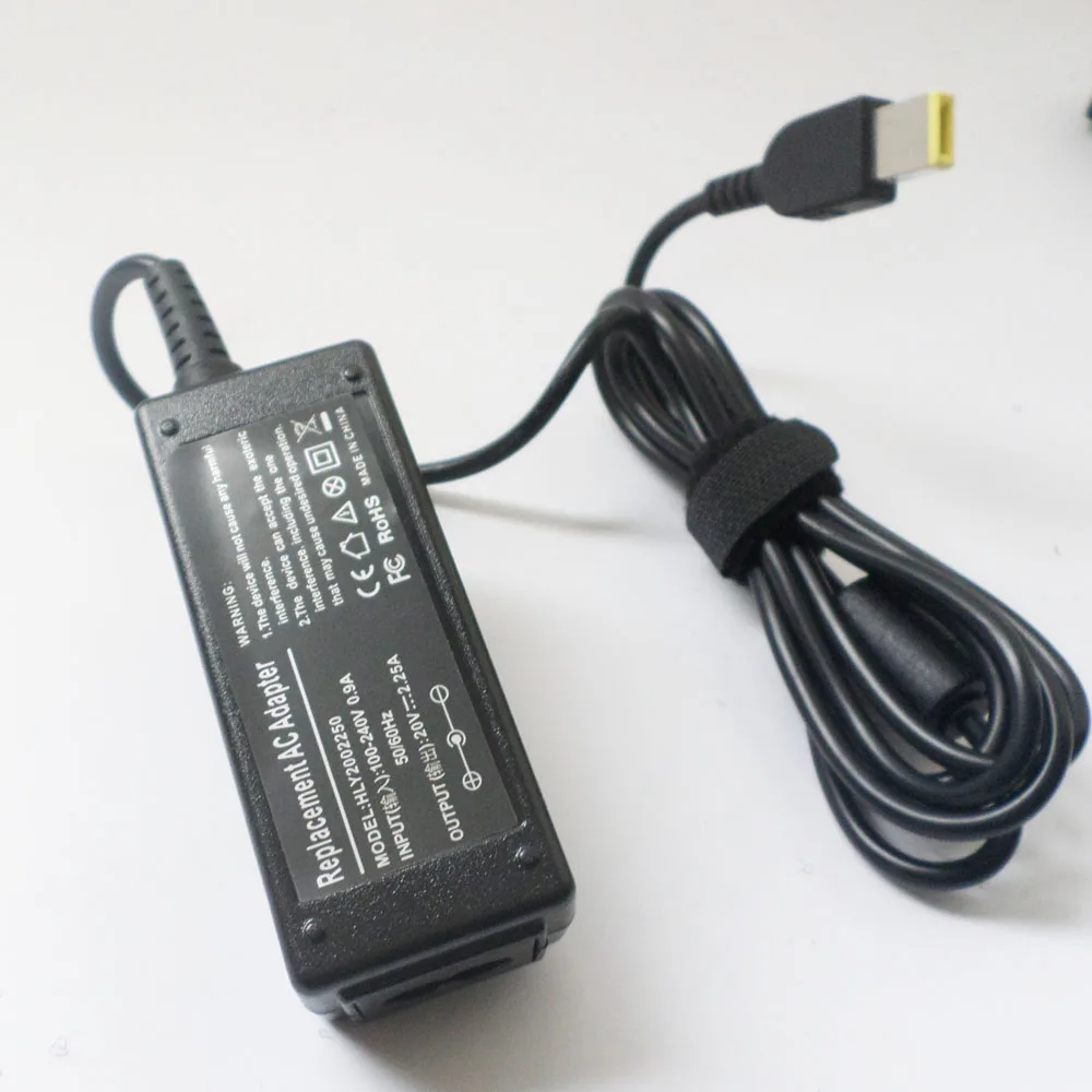 Laptop AC Adapter Battery Charger For Lenovo B41-30 B41-35 B51-35 B51-30 36200245 36200246 0C19880 20V 2.25A Power Supply Cord