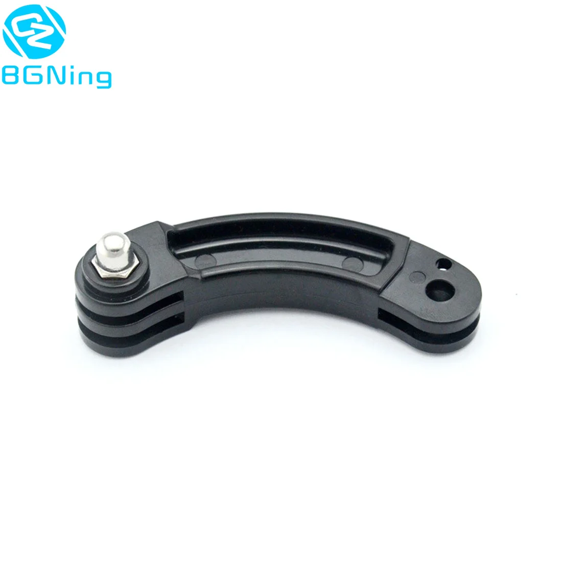 BGNing-Brazo de extensión de casco corto para Cámara de Acción, accesorio de montaje de foto automática para Gopro Max 9, 8, 7, 6, 5, 4, SJCAM Xiaoyi, 7,5 cm