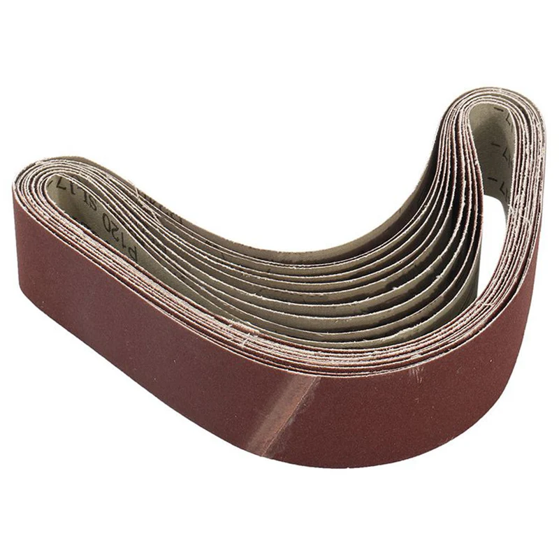 10Pcs Sanding Belts For Grinding Polishing Mixed 60/ 120/ 150/ 240 Grit 50 X 686 Mm for polish machine