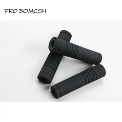 Pro Bomesh 4Pcs/Pack 12.5cm 16g Inner Diam 14.5mm EVA Rear Grip Split Grip Black DIY Fishing Rod Building Component Repair