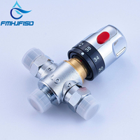 Brass Thermostatic Mixing Valve Standard 1/2 Bathroom Accessories Replacement Thermostatic Cartridge Valve for Mixer Faucet