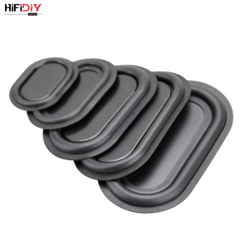 HIFIDIY LIVE  Bass Speaker Plate Passive Radiator Auxiliary Bass Rubber Vibration Plate Oval  2040~5090 (20~47)mm x (40~88)mm