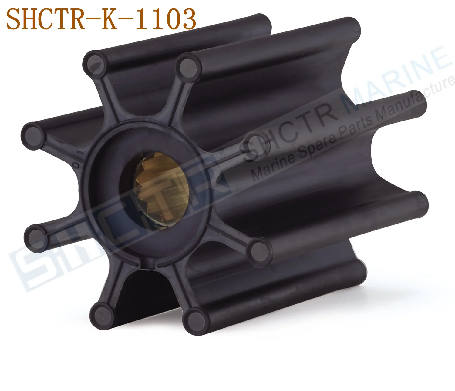 

SHCTR Flexible Impeller for JABSCO 17018-0001,CEF 500177,JMP 7446-01,Nikkiso F25KBC,3N5895,3583602 3593573 3588476 3819486