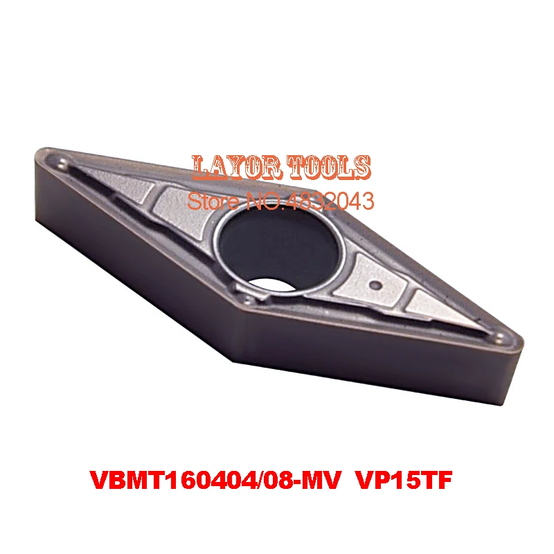 

10PCS VBMT160404-MV VP15TF/VBMT160408-MV VP15TF,carbide insert for turning tool holder,CNC,machine,boring bar