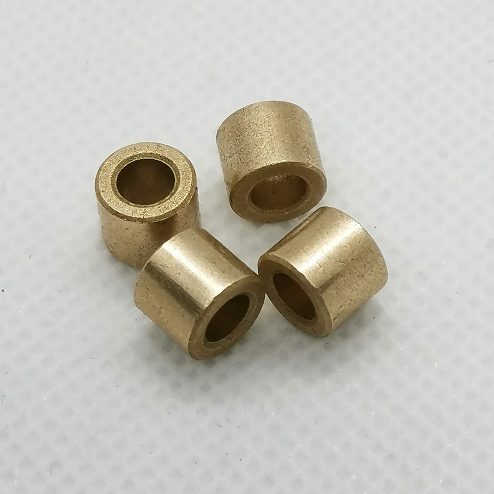 4x7x6mm Oil Sintered Electric Fan Motor Bronze Bush Bearing Handle Rotor Copper Tin Brass Alloy Self Lubricating Bushing