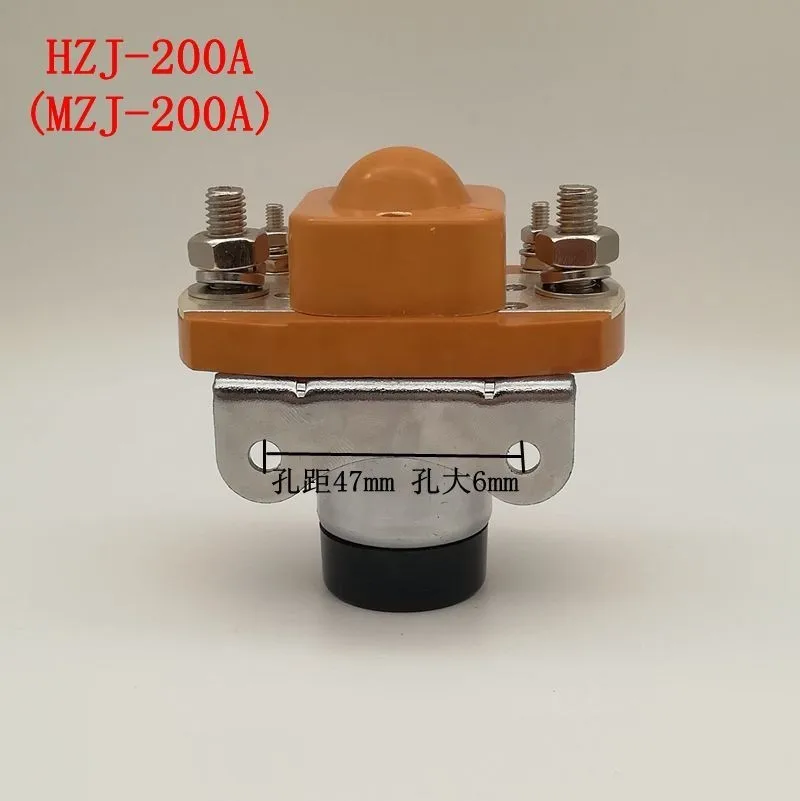 Imagem -02 - Hzj dc Contator Mzj200a de Alta Potência 200arelay 12v 24v 48v