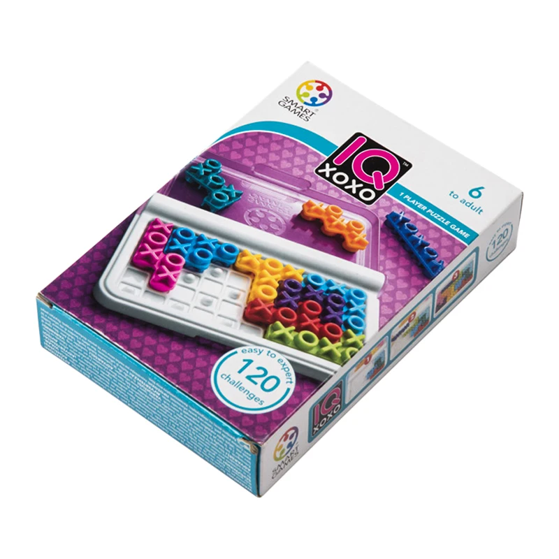 Smart Spiele IQ XOXO Puzzle Spielzeug mit 120 Herausforderung Montessori Leben Geschick Bildung Spielzeug für Kinder logisches denken Fähigkeit